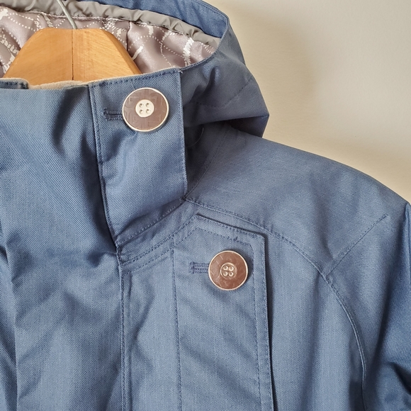 EUC Burton Blue Unity Snowboarding Jacket Size Small - Picture 6 of 15